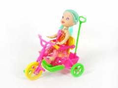 Free Wheel Trike & Doll
