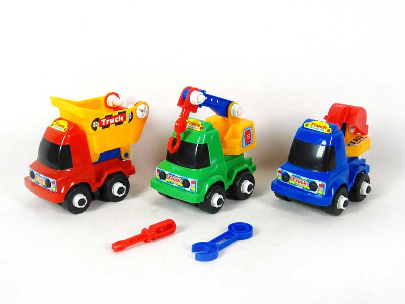 Free Wheel Construction Truck(3in1) toys