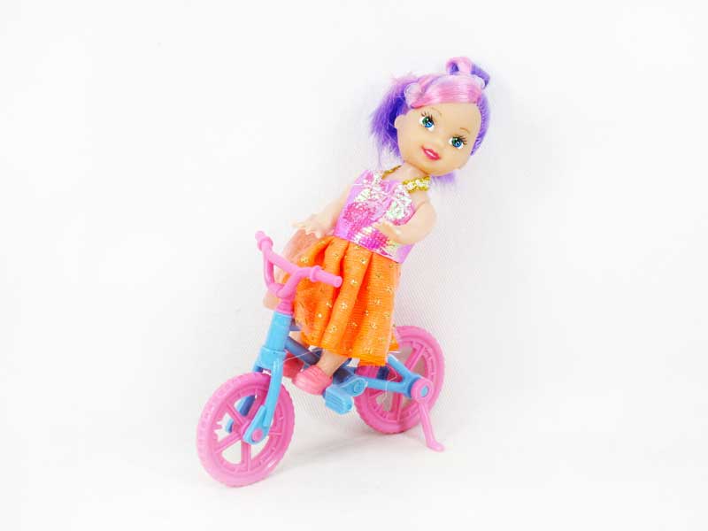 Free Wheel  Bike & 3.5"Doll toys