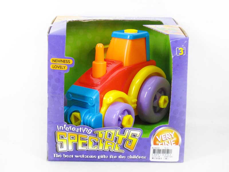 Free Wheel Knocked-down Car toys