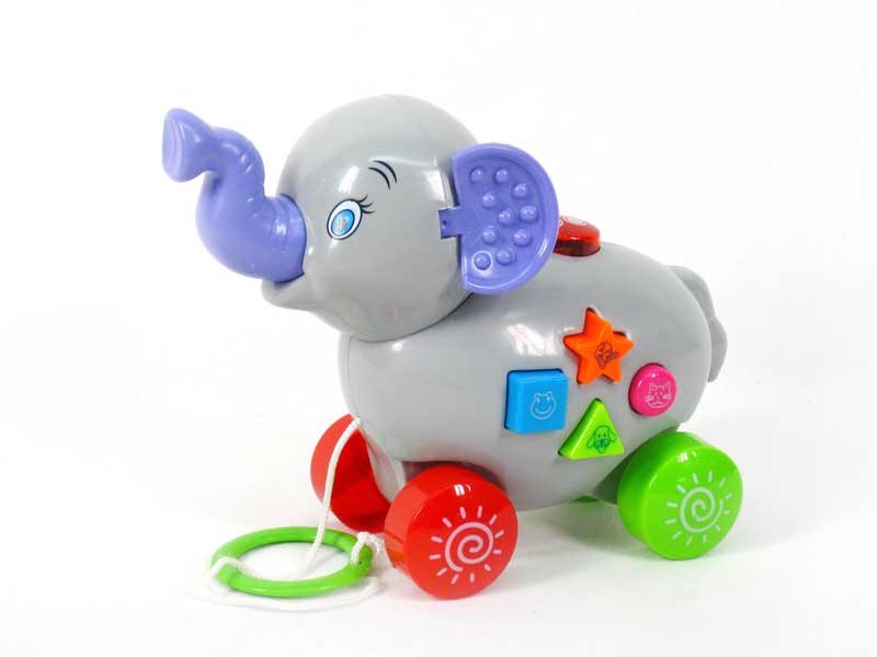 Drag Elephant W/L_M(2C) toys