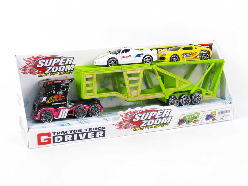 Free Wheel Truck Tow Pull Back Racing Car(2C) toys