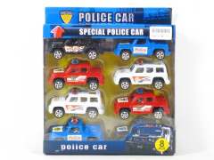 Free Wheel Police Car(8in1)