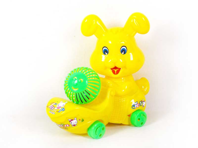 Free Wheel Rabbit W/Bell(2C) toys