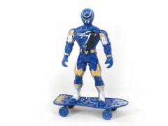 Free Wheel Skate Board  Super Man  W/L