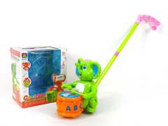 Push Drum Bear W/L(2C) toys