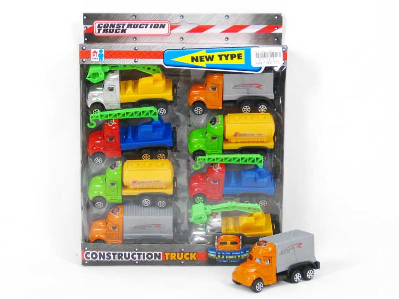 Free Wheel Construction Truck(8in1) toys