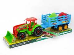 Free Wheel Diy Farmer Car Tow Fruit  toys