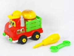 Free Wheel Construction Car(3S) toys