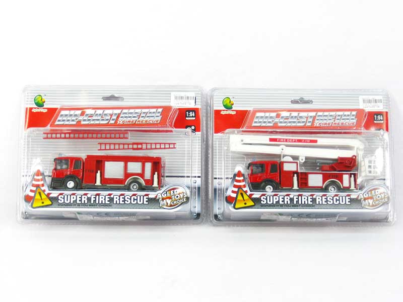 Die Cast Fire Engine Free Wheel(3S) toys