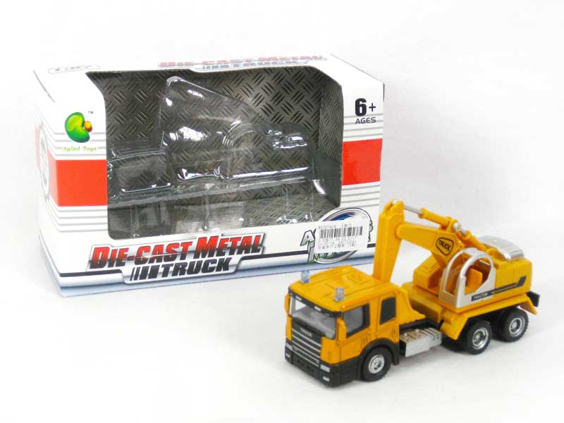 Die Cast Construction Truck Free Wheel(3S) toys