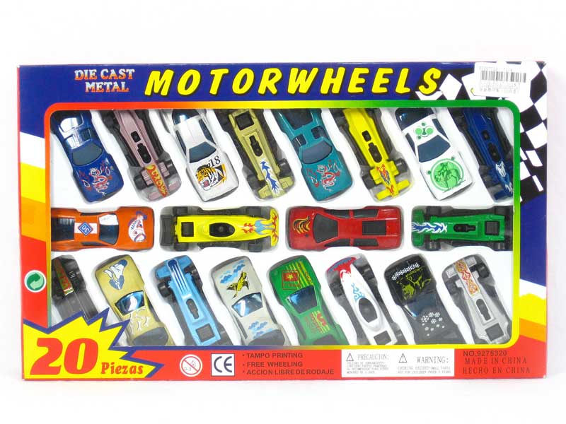 Die Cast Car Free Wheel(20in1) toys