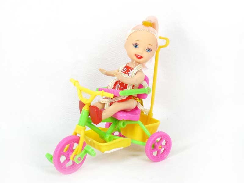 Free Wheel Trike & Doll toys