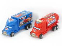 Free Wheel Container Truck & Tank Truck(2S4C) toys