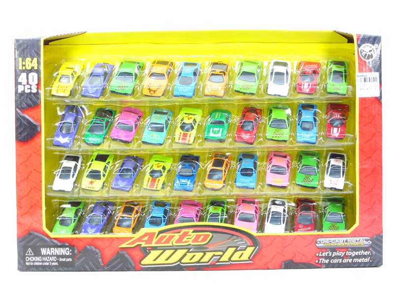 Die Cast Car Free Wheel(40in1) toys