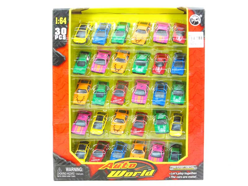Die Cast Car Free Wheel(30in1) toys