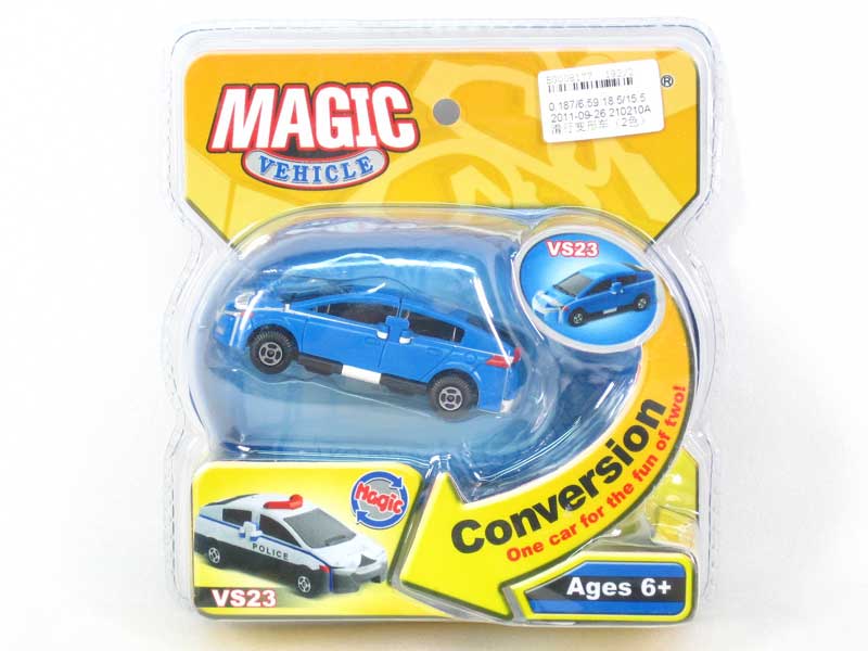 Free Wheel Transforms Car(2C) toys