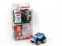 Free Wheel Cross-country Police Car(4in1) toys