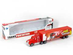 Die Cast Container Truck Free Wheel(4S) toys
