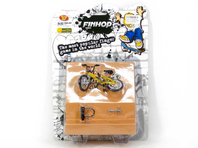 Die Cast Finger Bike Set toys
