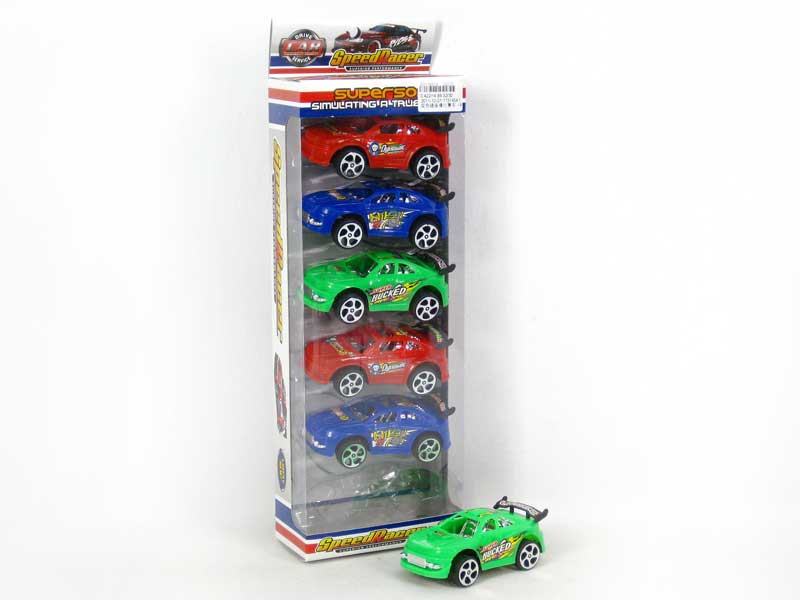 Free Wheel Racing Car(6in1) toys