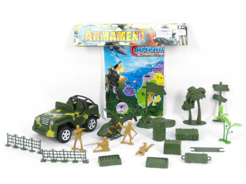 Free Wheel Car & Combat Set toys