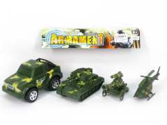 Free Wheel Car & Military  Set
