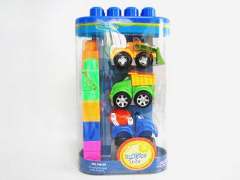 Free Wheel Block Construction Truck toys