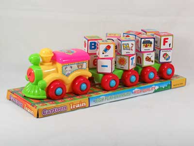 line pull bartoon train toys