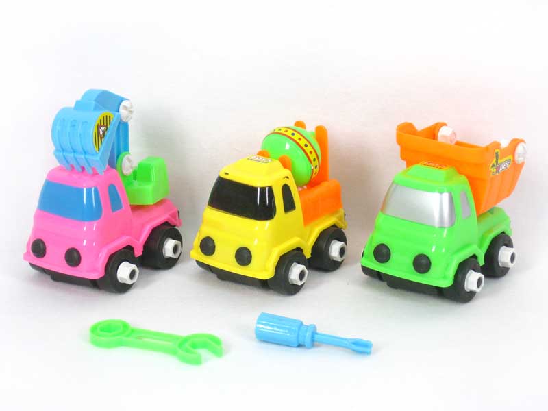 Free Wheel Construction Truck(3in1) toys