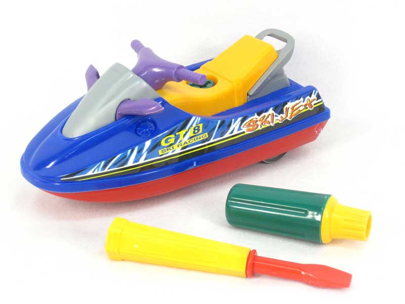 Free Wheel Boat Diy toys