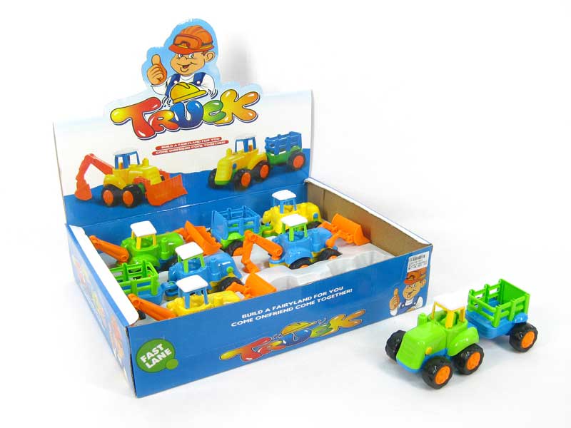 Free Wheel Construction Truck(6in1) toys