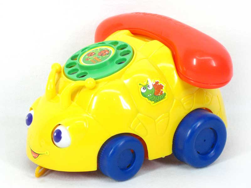 Drag Phone Car W/Bell toys