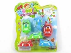 Free Wheel Block Car(6in1) toys