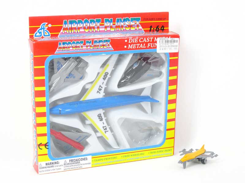 Die Cast Plane Free Wheel(5in1) toys