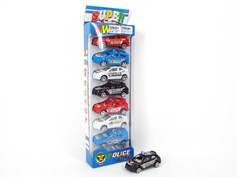 Free Wheel Police Car(8in1) toys