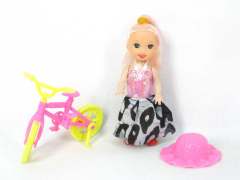 Free Wheel  Bike & Doll