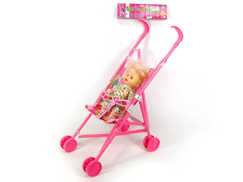 Baby Go-Cart & 12“Doll toys