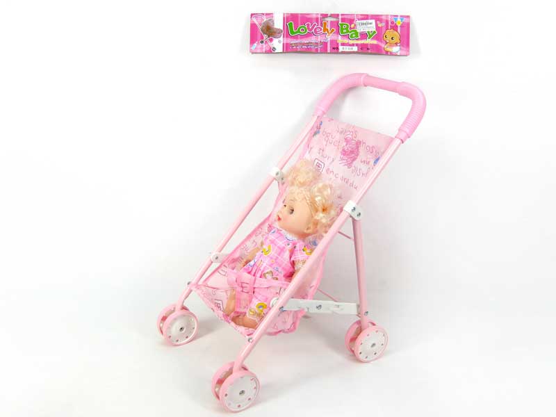 Go-cart & 12"Doll toys