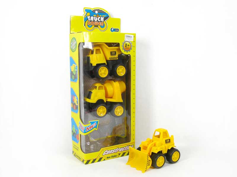 Free Wheel Construction Truck W/L(3in1) toys
