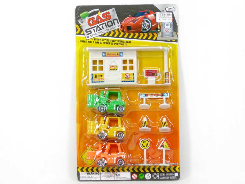 Free Wheel Construction Truck(3in1) toys