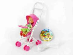 Free Wheel Go-cart & Doll