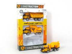 Die Cast Construction Truck Free Wheel(3in1)