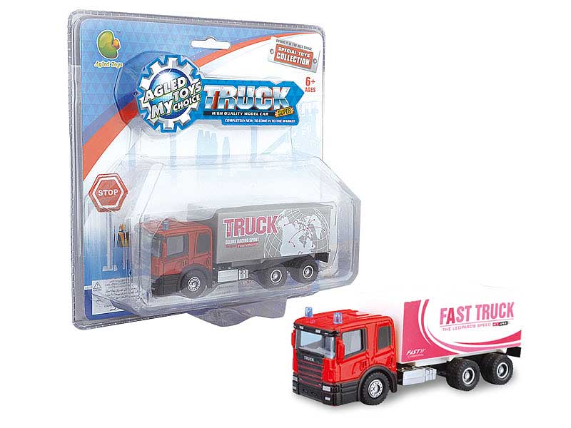 Die Cast Container Truck Free Wheel(3S) toys