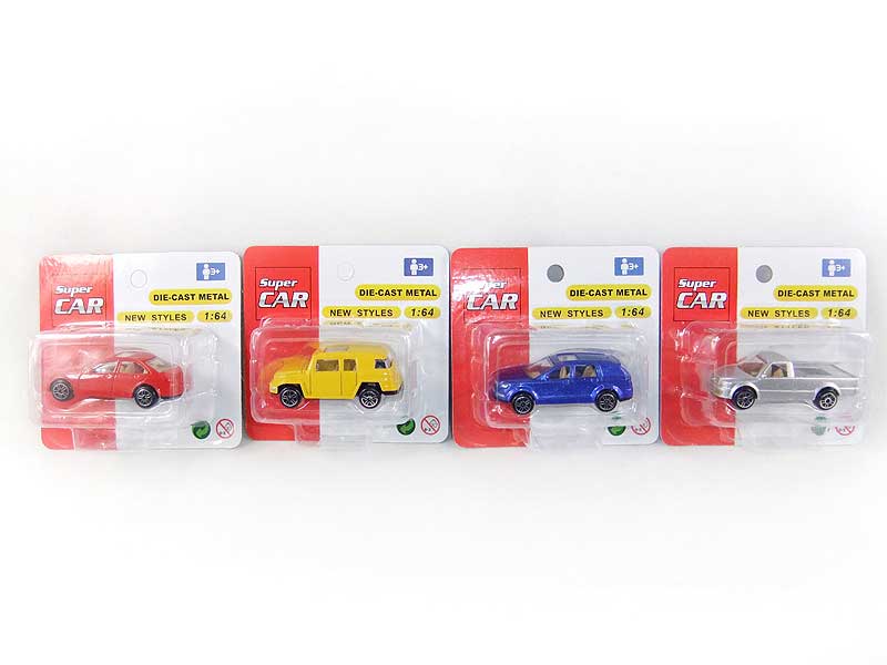 Die Cast Car Free Wheel(4S4C) toys
