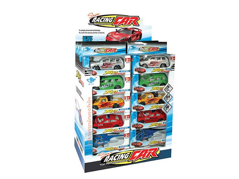 Die Cast Sports Car Free Wheel(36in1) toys