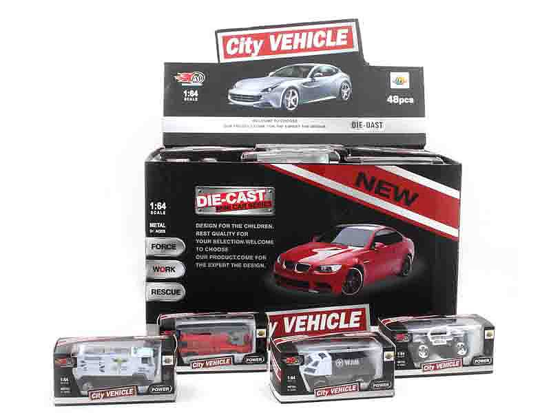 Die Cast Car Free Wheel(48in1) toys