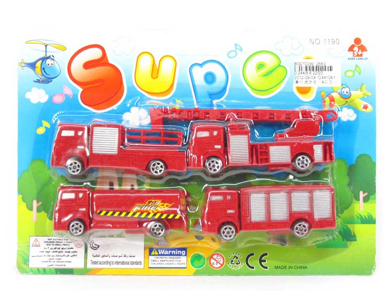 Free Wheel Fire Engine(4in1) toys