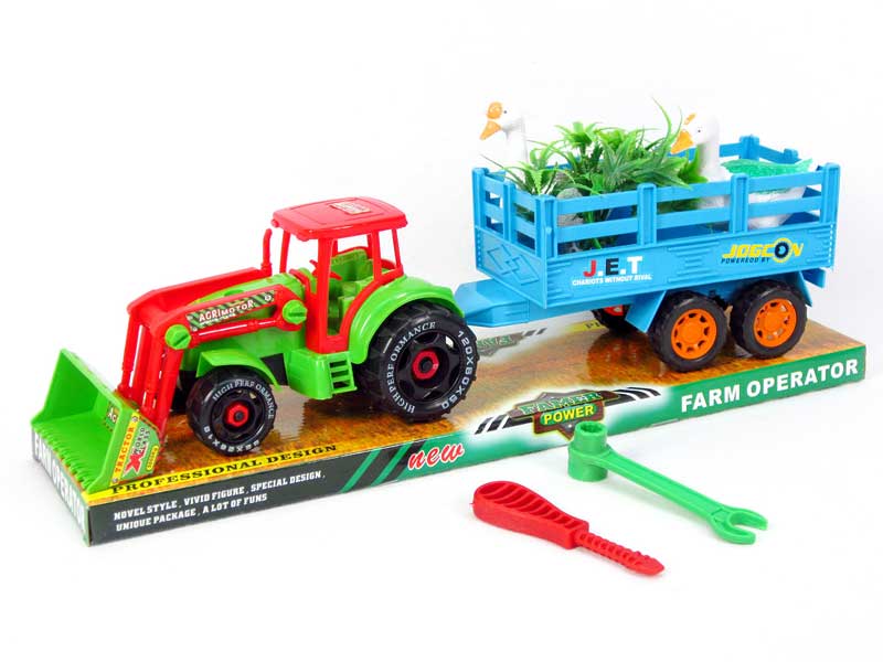 Free Wheel Diy Farmer Truck toys