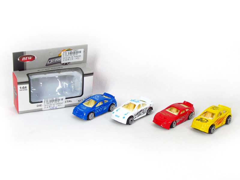 Die Cast Car Free Wheel(4C) toys